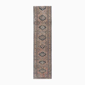 Vintage Anatolian Hand-Knotted Runner Rug in Wool, 1960s