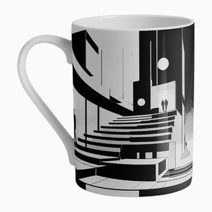Mug Bauhaus en Céramique par Tondo Fiorentino