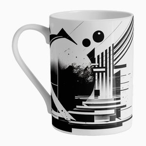 Bauhaus Mug in Ceramic by Tondo Fiorentino