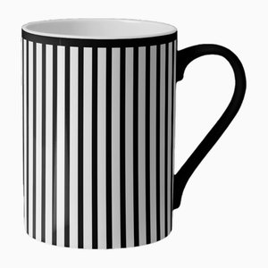 Black Mug in Ceramic by Tondo Fiorentino