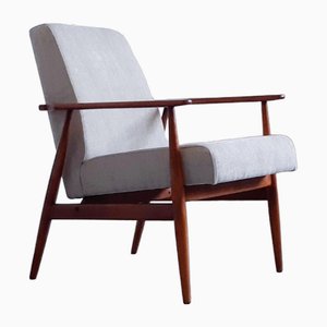 Mid-Century Armchair in Fabric by Henryk Lis, 1967