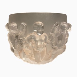 Crystal Bowl by Lalique, Luxembourg, 1960s