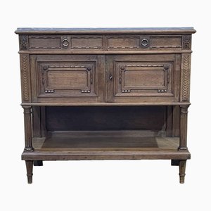 Louis XVI Oak Service with Marble Top