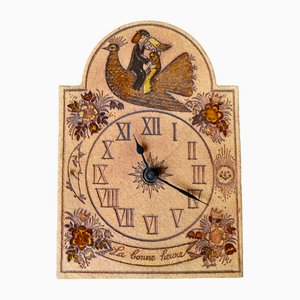 Les amoureux de Peynet Clock by Roger Capron, France, Vallauris