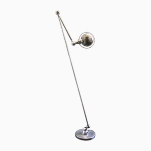 Industrielle 2-Arm Stehlampe von Jean-Louis Domecq für Jieldé, 1950er