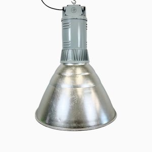 Grande Lampe à Suspension Industrielle en Aluminium de Elektrosvit, 1960s