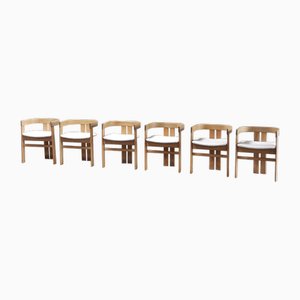 Pigreco Chairs in the style of Tobia Scarpa, Italy 1960s, Set of 6