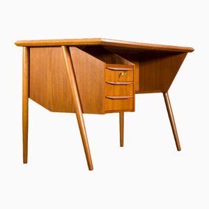 Bureau Mid-Century en Teck par Gunnar Nielsen pour Tibergaard, Danemark, 1960s