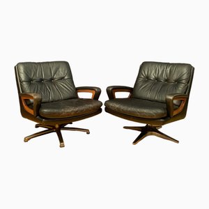 Armchairs attributed to Carl Straub, Germany, 1960s, Set of 2