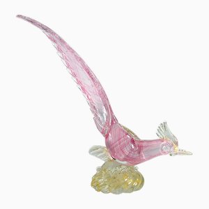 Figurine Oiseau en Verre de Murano dans le style de Barovier & Toso, 1960s