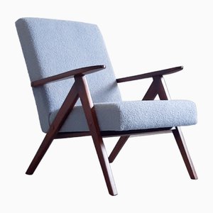 Easy Chair Mid-Century Modèle B 310 Var en Boucle Bleu Clair, 1960s