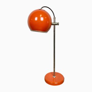 Lampe de Bureau Vintage Orange de Elektrofem, Hongrie, 1970s