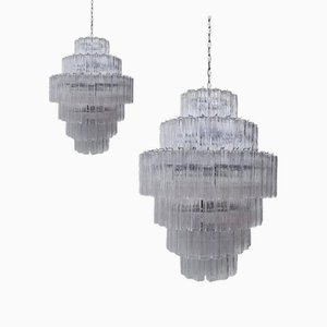 Murano Glass Sputnik Chandeliers by Simoeng, Set of 2