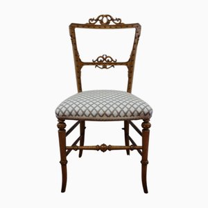 Victorian Satin Walnut Bedroom Chair