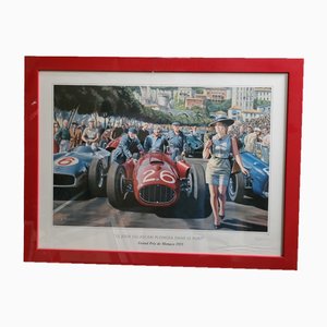 Grand Prix de Monaco, 1955, Lithographie
