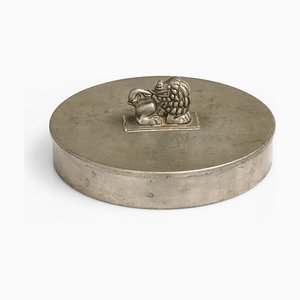 Pewter Jar attributed to Sylvia Stave, 1933