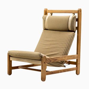 Danish Oregon Pine Sling Chair, 1960