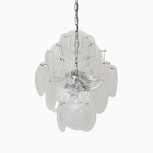 Deckenlampe aus Muranoglas, 1970er
