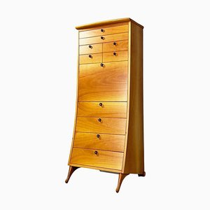 Italian Modern Wooden Chest of Drawers by Umberto Asnago for Giorgetti, 1982