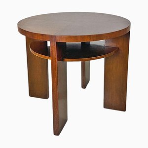 Art Deco Hungarian Wood Parlor Table, 1930s