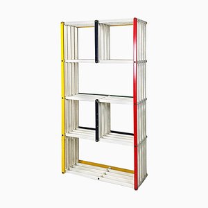 Modern Italian Folding and Self-Supporting Bookcase by Pool Shop, 1980