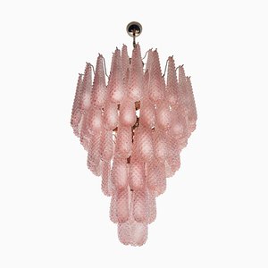 Lampadari Foglie rosa, Murano, anni '90