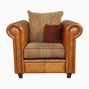 Fauteuil Club en Cuir de Mouton