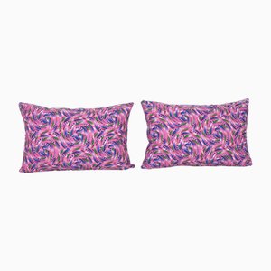 Mid-20th Century Uzbek Floral Cushion Covers, Set of 2