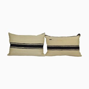 Vintage Kilim Pillowcase Throw Kilim Cushion Covers, Set of 2