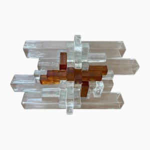 Wall Lamp in Murano Glass attributed to Albano Poli for Poliarte, 1970s