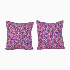 Housses de Coussin de Literie Vintage Rose Florale, Set de 2