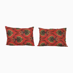 Vintage Floral Roller Print Bedding Cushion Covers, Set of 2