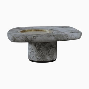 Table Basse Mid Blackbird en Marbre par Gio Pagani