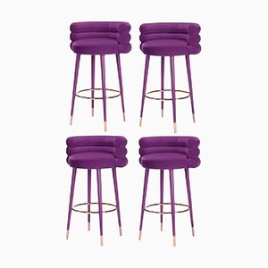 Tabourets de Bar Marshmallow par Royal Stranger, Set de 4