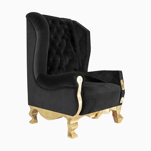 Schwarzer Rock Chair von Royal Stranger