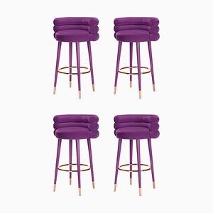 Tabourets de Bar Marshmallow par Royal Stranger, Set de 4