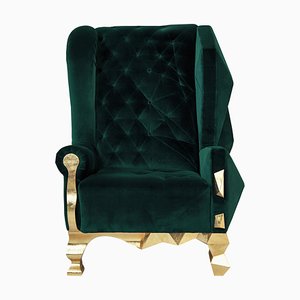 Deep Green Rock Chair by Royal Stranger