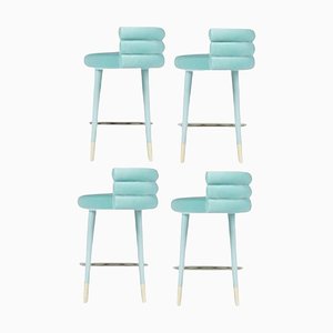 Marshmallow Barhocker von Royal Stranger, 4 . Set