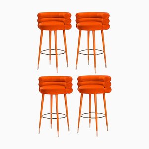 Tabourets de Bar Marshmallow par Royal Stranger, Set de 4