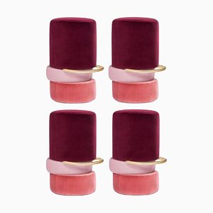 Lipstick Bar Stools by Royal Stranger, Set of 4