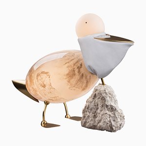 Lampada da terra Pelican di Ludovic Clément D'Armont
