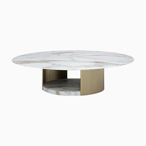 Tavolino da caffè Milos in marmo di Giorgio Bonaguro