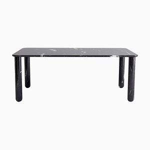 XLarge Black Marble Sunday Dining Table by Jean-Baptiste Souletie