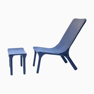 FT02 Chair and Stool by Antoine Maurice, Set of 2