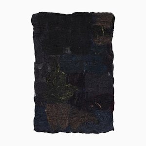 Long Chrichel House Burgundian Black Series No. 5 Tapestry by Claudy Jongstra