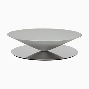 Mat Grey Steel Float Coffee Table by Luca Nichetto