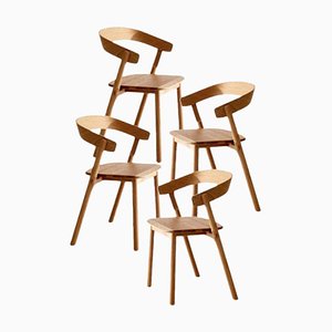 Set of Nude Dining Chairs by Made by Choice