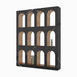 Portici Bookcase in Marquinia by Sissy Daniele