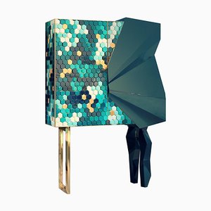 Honeycomb Emerald Cabinet by Royal Stranger