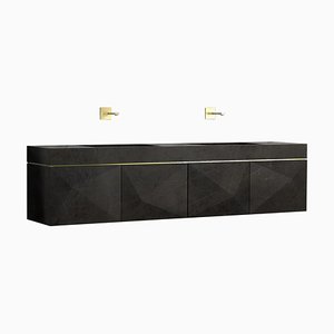 Lavabo Puntadue con mueble de Marmi Serafini